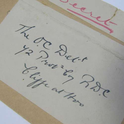 Postal cover from Umbogintwini Natal South Africa to Cliffe at England 11 October 1918