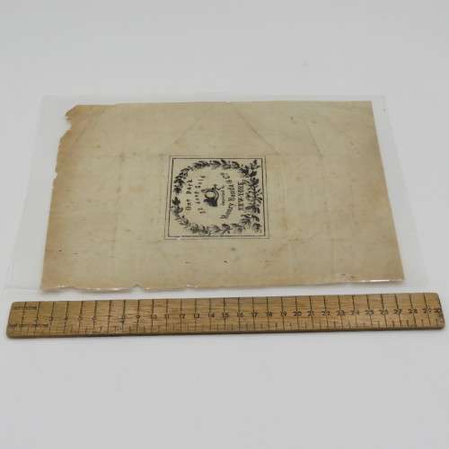 Late 1800`s advert for Henry Benda and Co one pack - XX deep gold - Laminated