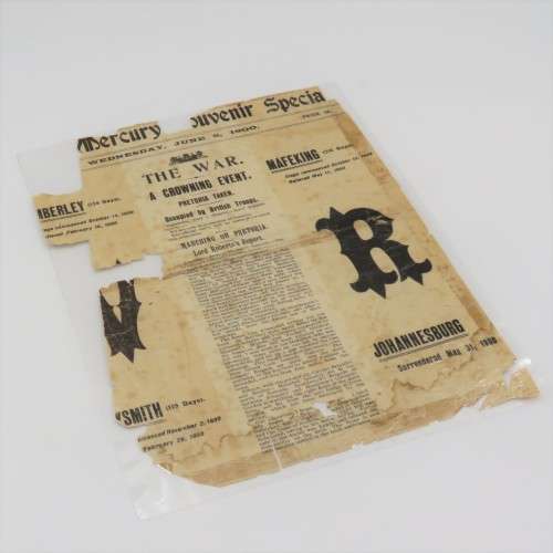 Mercury Souvenir Special - 6 June 1900 Pretoria Taken - Laminated