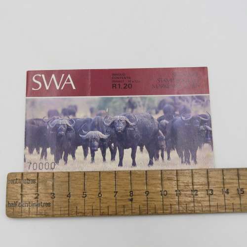 South West Africa R1,20 stamp booklet no 70000 - Unused