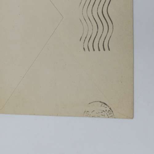 1937 Postal cover from Thies, Senegal to Paris with 50 c Senegal stamo cancelled 13 April 1937