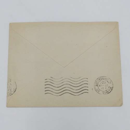 1937 Postal cover from Thies, Senegal to Paris with 50 c Senegal stamo cancelled 13 April 1937