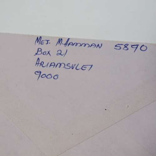 Postal cover from Ariamsvlei SWA to Kimberley South Africa 14 June 1988 with SACC 489 stamp