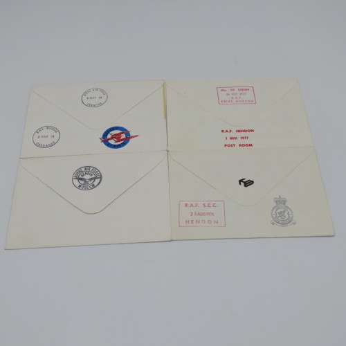 1976, 1977 and 1978 Royal Air Force Covers flown in different aircraft