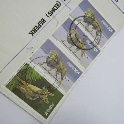 Registered cover from Aranos SWA via Windhoek to Kimberley South Africa 05 December 1988