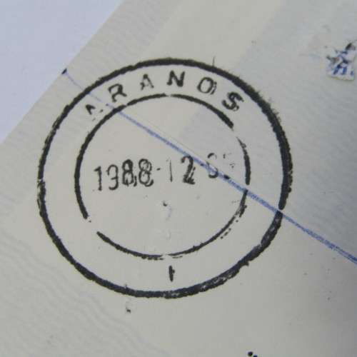 Registered cover from Aranos SWA via Windhoek to Kimberley South Africa 05 December 1988