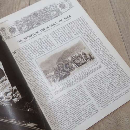 Churchill Memorial Issue 1954 - The Illustrated London News - Size 37 x 27 cm