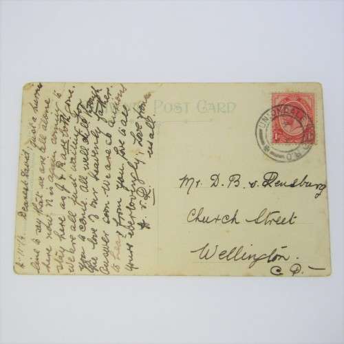 SA Union 1d on postcard Uniondale rd R.O.