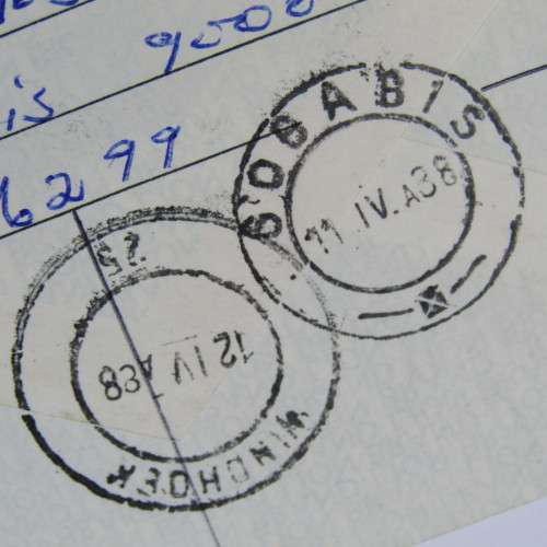 Registered cover from Gobabis SWA to Kimberley South Africa April 1980