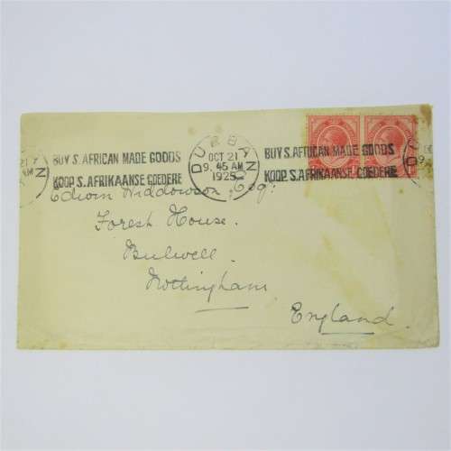 SA Union 2 x 1d on cover