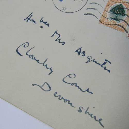SA 6d + 4d on Air mail cover Pretoria to Devonshire 1933