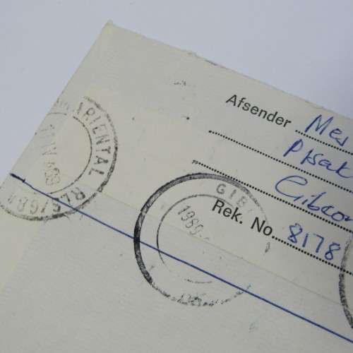 Registered Cover from Gibeon SWA to Kimberley South Africa 05 April 1989
