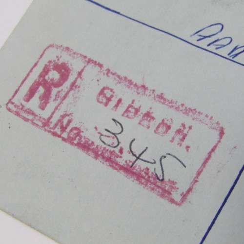 Registered Cover from Gibeon SWA to Kimberley South Africa 15 March 1983