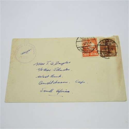 SA WWII Censor Mail Egypt 104
