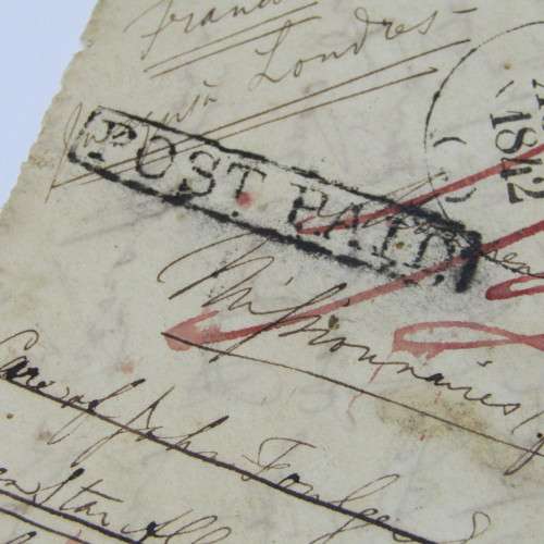 French postal piece addressed to Rev Daumas French Missionary in Basutoland 1842 - RARE
