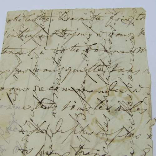 French postal piece addressed to Rev Daumas French Missionary in Basutoland 1842 - RARE
