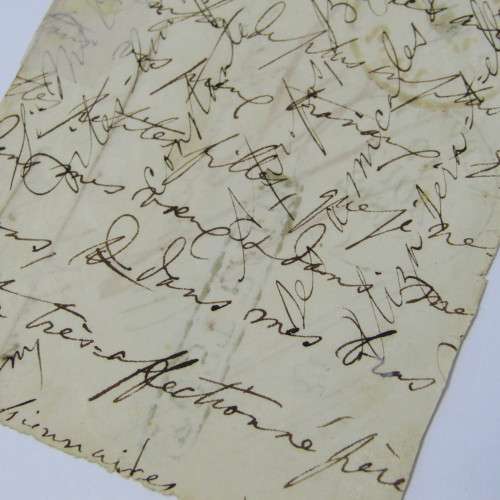French postal piece addressed to Rev Daumas French Missionary in Basutoland 1842 - RARE