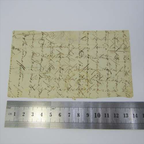 French postal piece addressed to Rev Daumas French Missionary in Basutoland 1842 - RARE