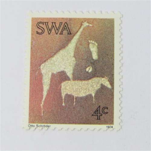 1974 Twyfelfontein Rock Engravings SACC 273 - 275 Set of 3 mint stamps