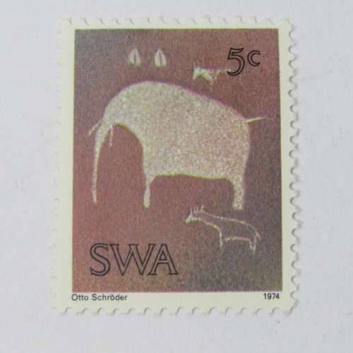 1974 Twyfelfontein Rock Engravings SACC 273 - 275 Set of 3 mint stamps