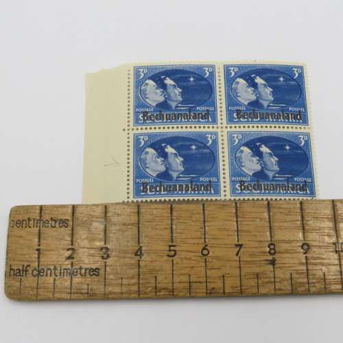 SACC 126 Bechuanaland Victory Stamps overprinted Bechuanaland block of 4