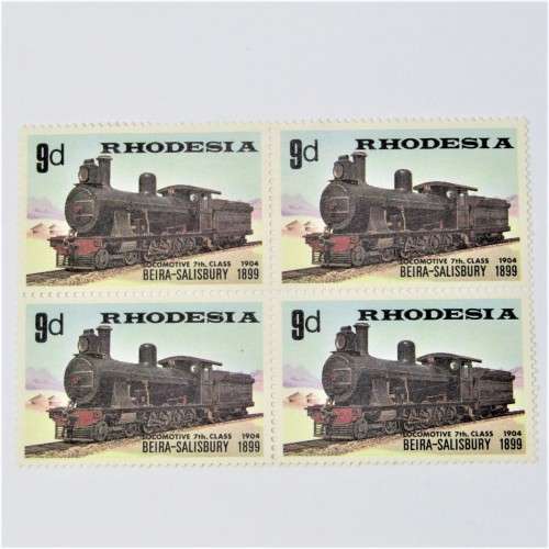 Rhodesia 1969 Anniversary of Opening of Baira-Salisburg Railway Line - SACC 189 hinged