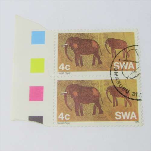 1976 Rehist. Rock Paintings SACC 291 - 294 Miniature Sheet