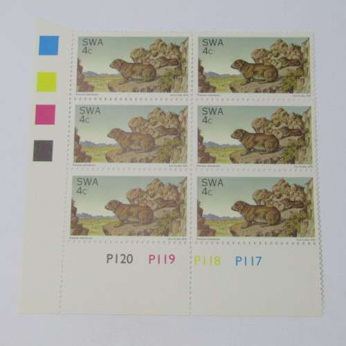 1976 Nature Conservation SACC 299 - 301 Set of Control Blocks of 6