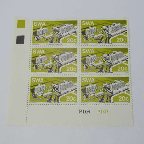 1976 Modern Buildings SACC 302 303 Set of Control Blocks of 6