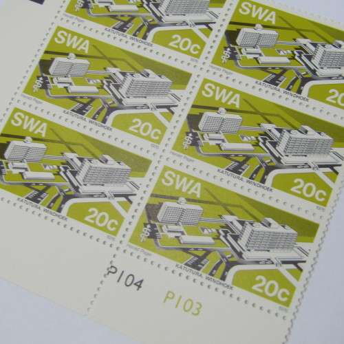 1976 Modern Buildings SACC 302 303 Set of Control Blocks of 6