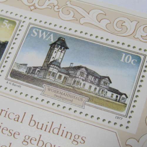 SWA 1977 Historic Houses SACC 315 to 318 miniature set No. 3