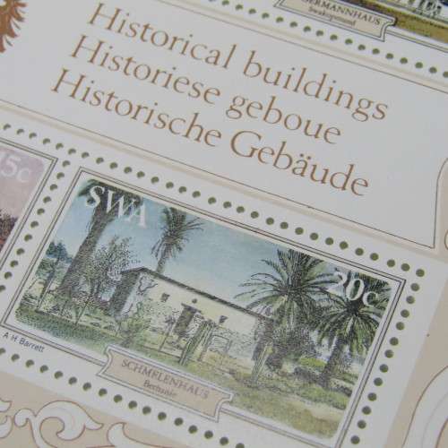 SWA 1977 Historic Houses SACC 315 to 318 miniature set No. 3