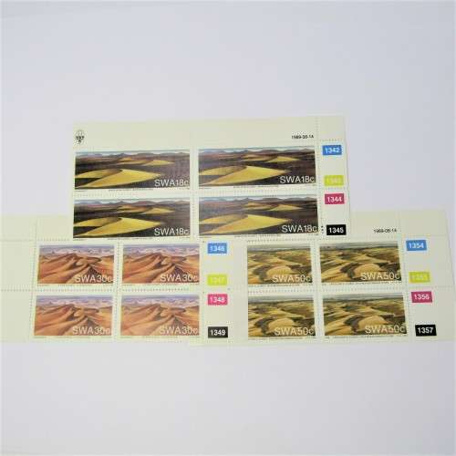 1989 Namib Desert Sand Dunes SACC 526 527 and 529