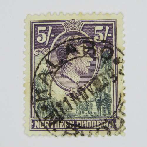 Lot of 3 Northern Rhodesia 1938 Definitive issue SACC 43 used 5 shilling stamps