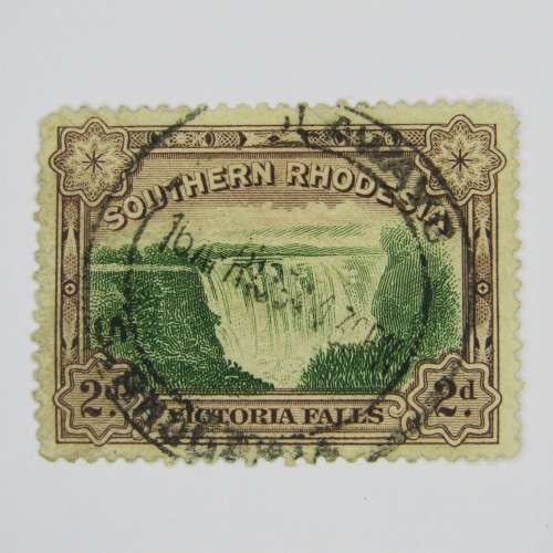 Southern Rhodesia 1932 Victoria Falls SACC 30 2 used stamps