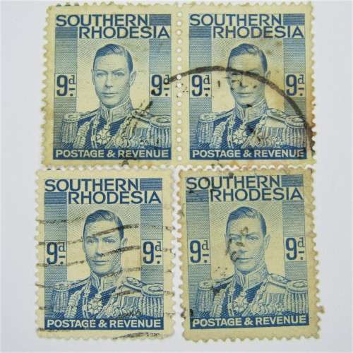 Southern Rhodesia 1937 Definitive issue. SACC 48 4 used stamps