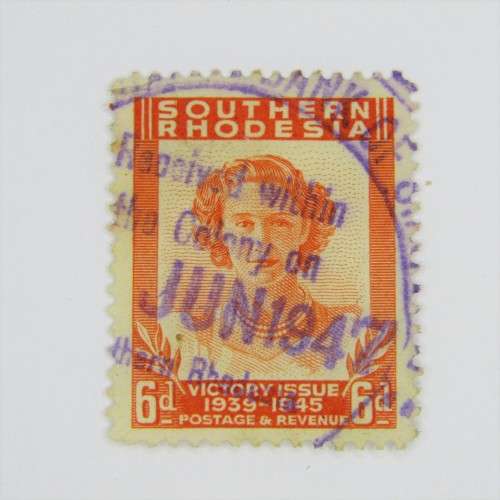 Southern Rhodesia 1947 Victory issue SACC 69 one stamp