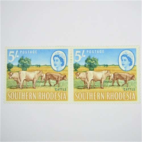 Southern Rhodesia 1964 Definitive issue. 2 mint stamps hinged