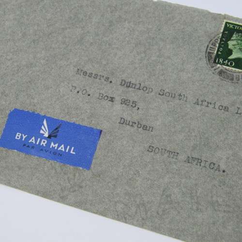Airmail England to South Africa
