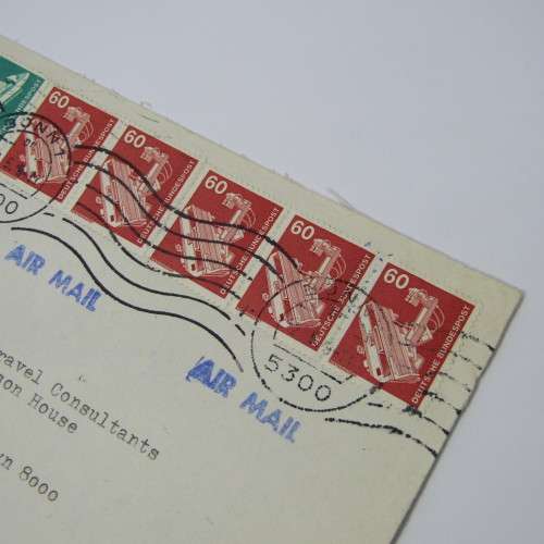 Airmail cover Germany to South Africa 1979