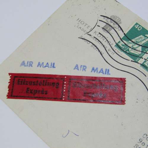Airmail cover Germany to South Africa 1979