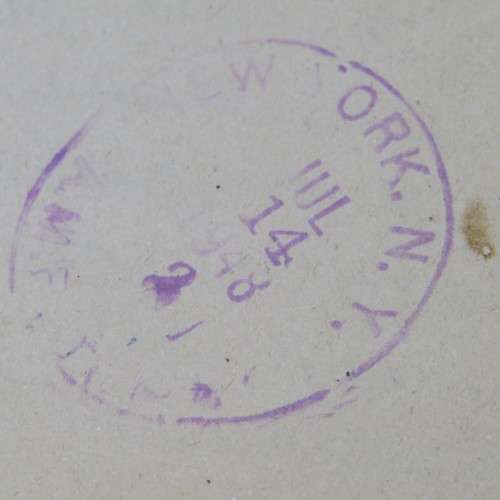 Airmail Tunisia registered cover to USA 1948