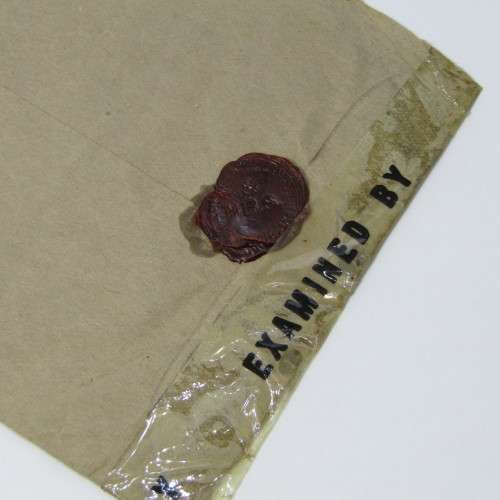 Airmail Registered Indian Cover to New York with lots of cancellations and examined label