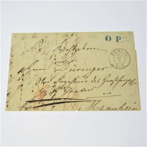 Berlin letter 20 August 1840 - A commendation for an opera singer by an anon writer