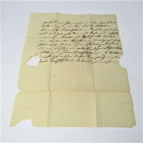 Berlin letter 20 August 1840 - A commendation for an opera singer by an anon writer