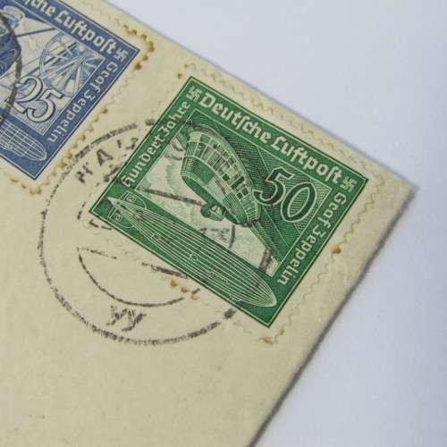 Hannover, Germany airmail cover to England with three German stamps 22 Aug 1938