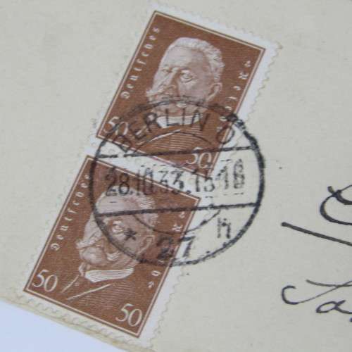 Berlin, Germany airmail cover to Cape Town, South Africa with seven German stamps