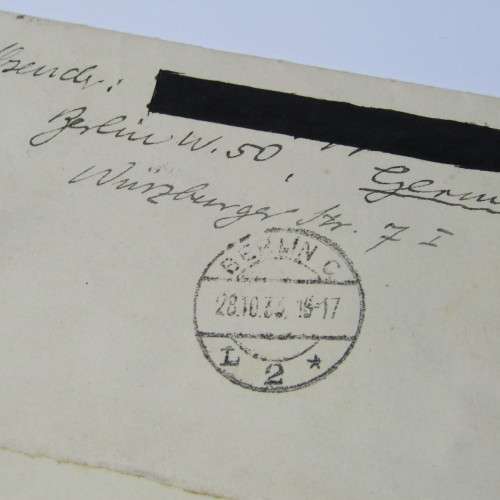 Berlin, Germany airmail cover to Cape Town, South Africa with seven German stamps