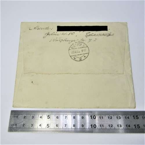 Berlin, Germany airmail cover to Cape Town, South Africa with seven German stamps