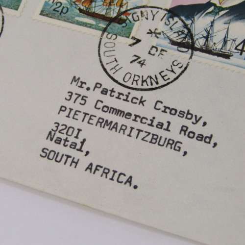 British Antarctic territory Signy Island, South Orkneys to Natal, South Africa